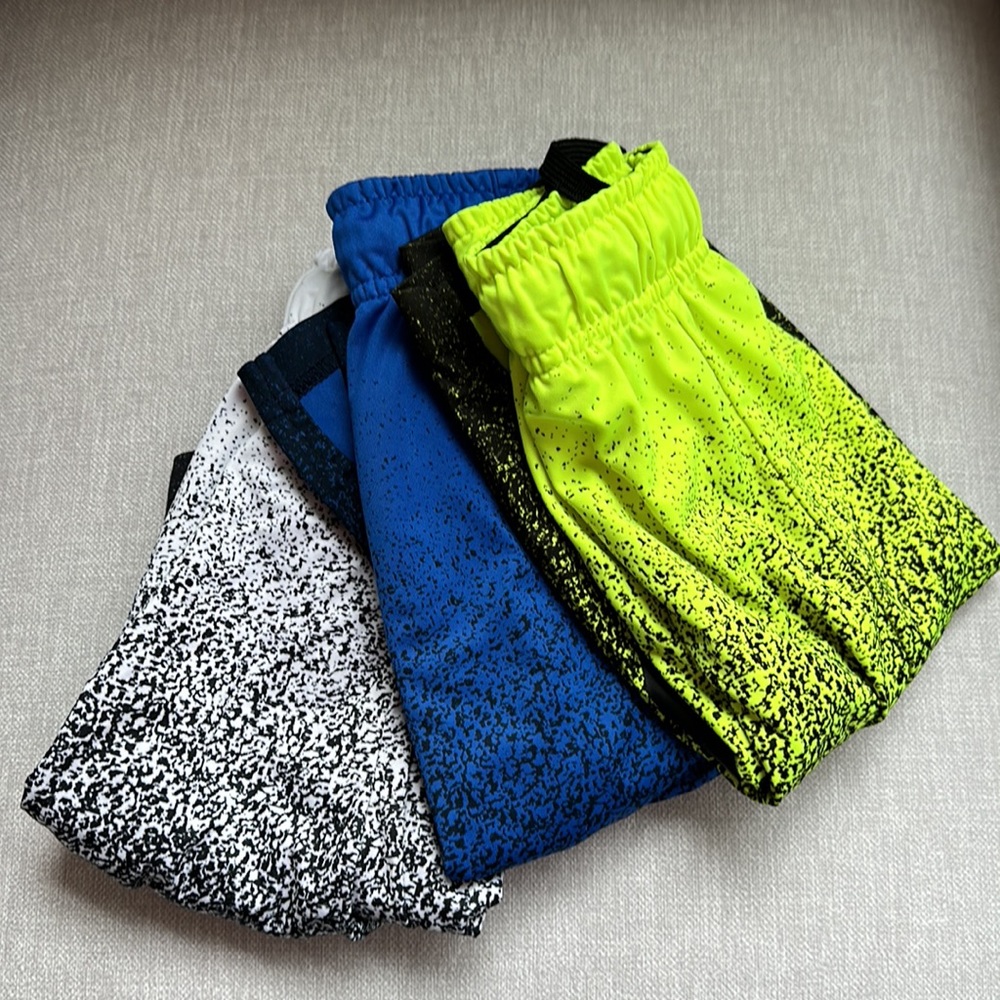 NIKE shorts. Three pairs of Nike shorts, youth size medium. Washed- not worn🙌